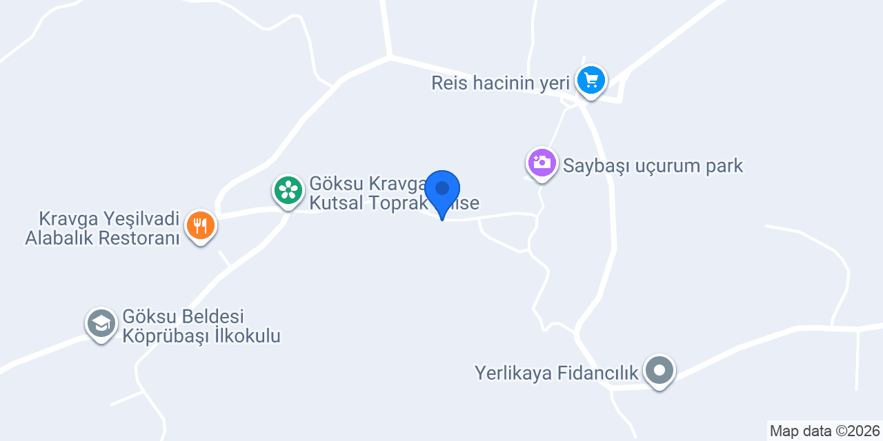 Kravga Merkez konumu