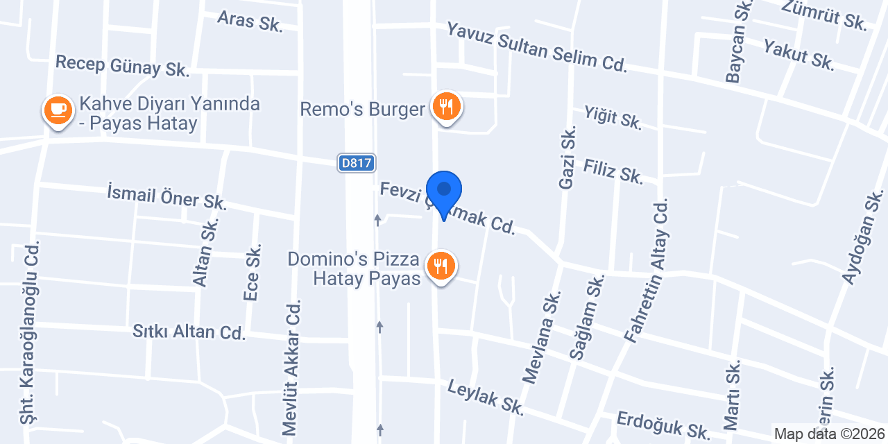 Halkbank Payas Şubesi konumu