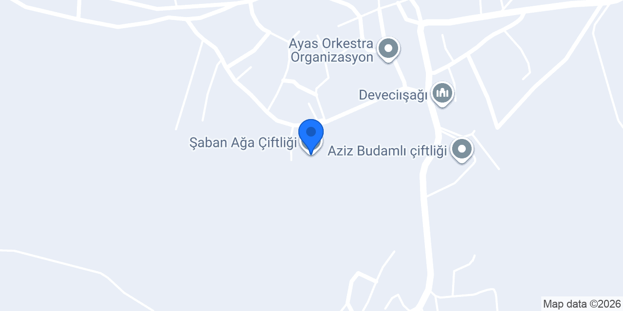 Şaban Ağa Çiftliği konumu