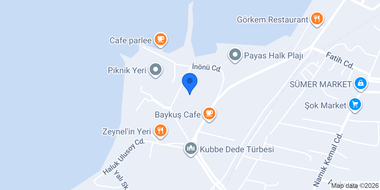 Deniz Cafe konumu