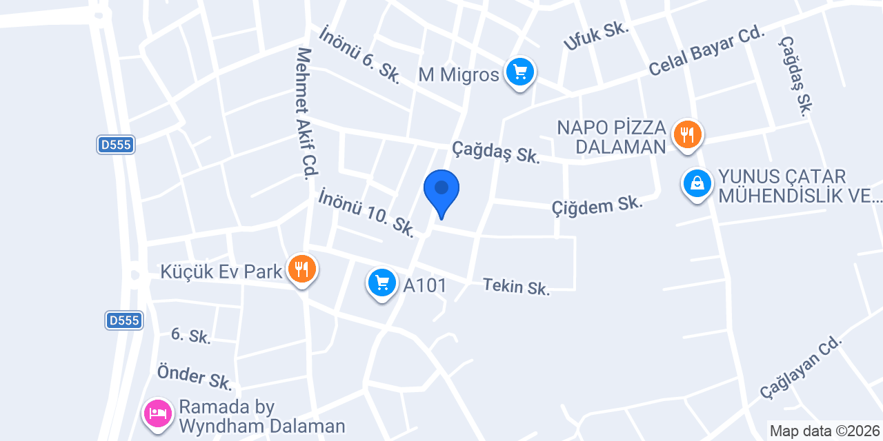 Diş Hekimi Doğan Hizmetçi konumu