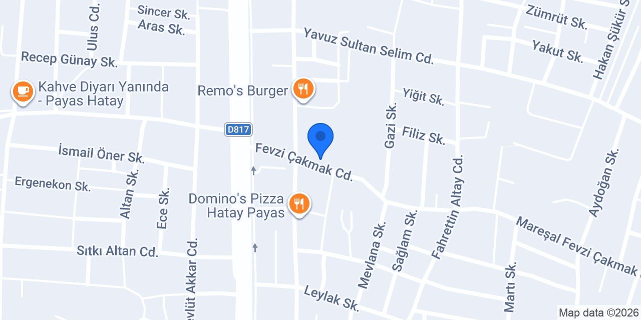 Payas İlçe Emniyet Amirliği konumu
