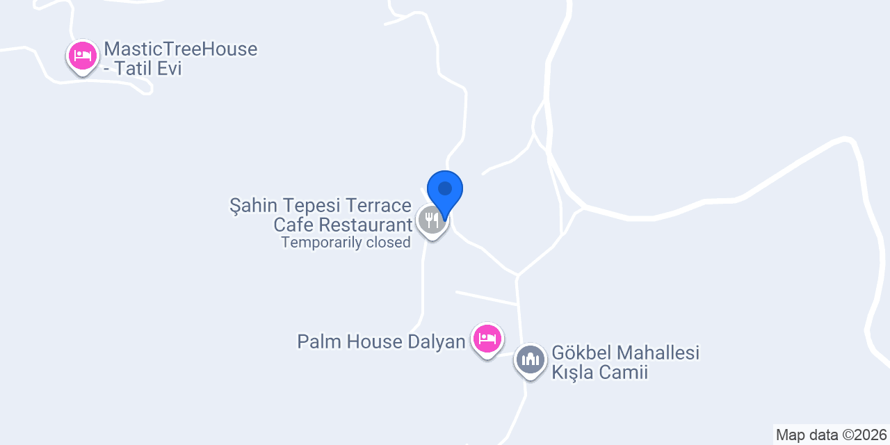 Şahin Tepesi Terrace Cafe & Restoran konumu