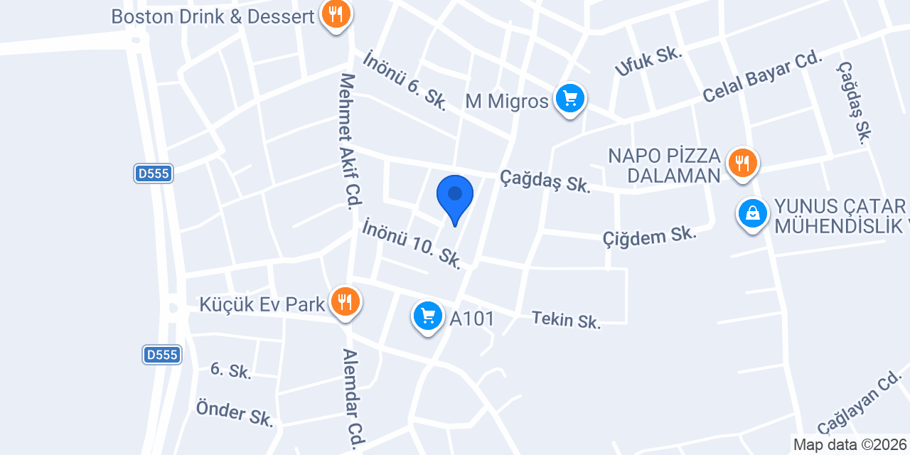 Dalaman Tadilat Dekor Tasarım konumu