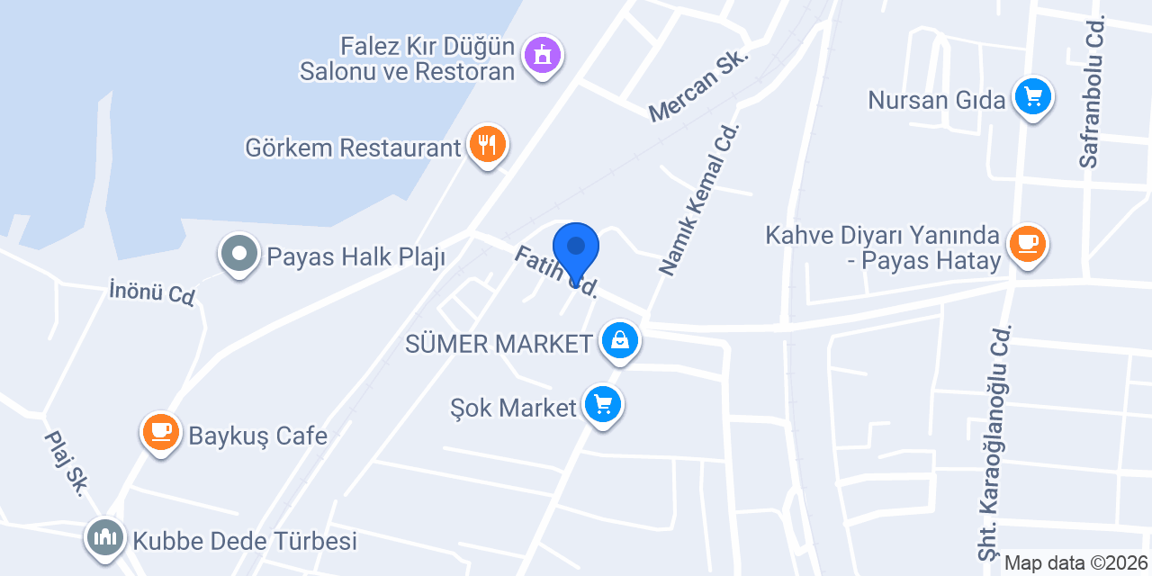 مطعم بيتزا konumu