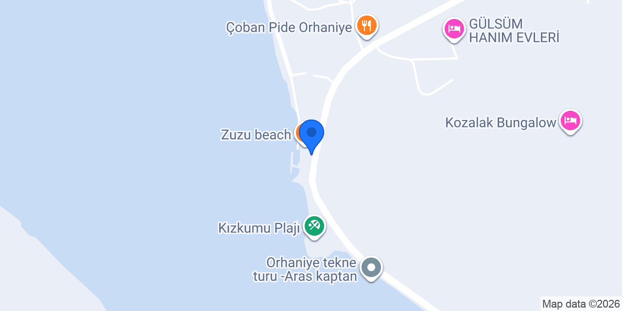 Orhaniye Incir Bungalow konumu