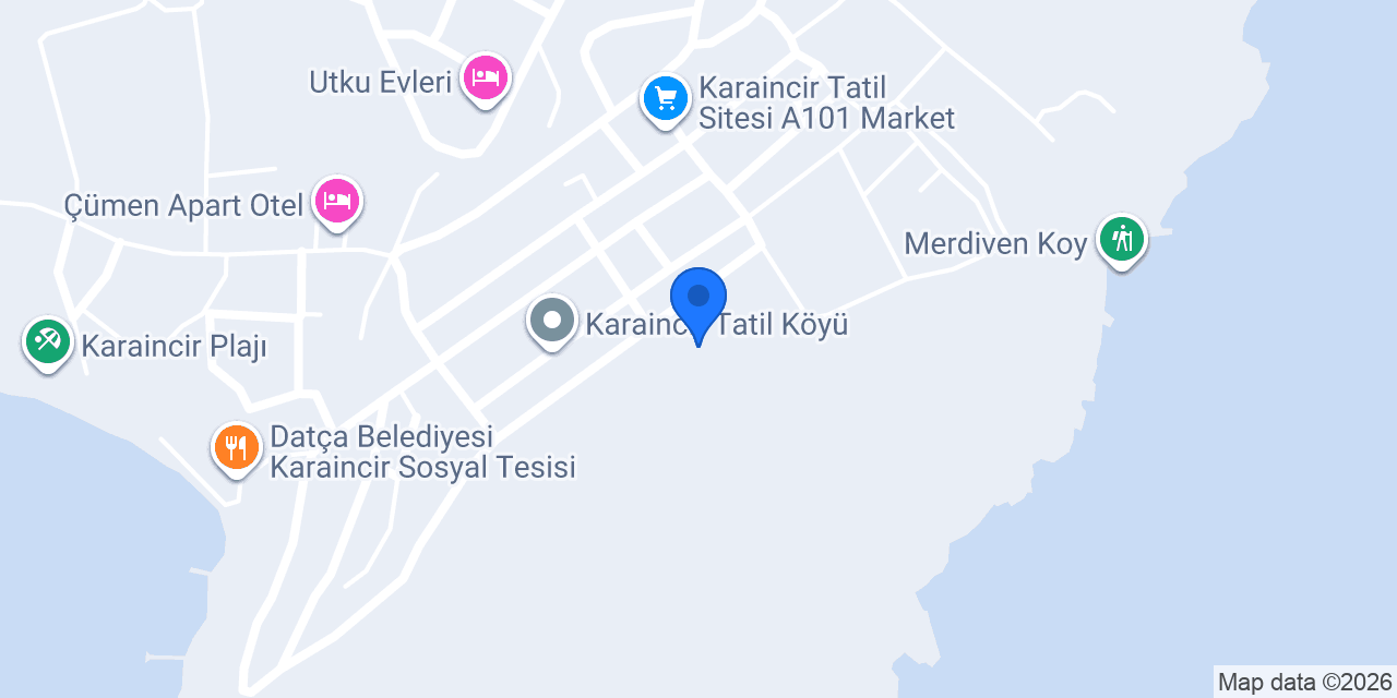 Datça Karaincir Taksi konumu