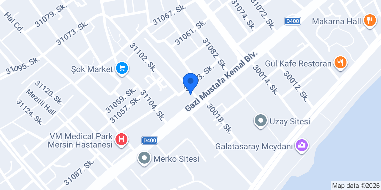 Honda H2 Plaza Mersin konumu