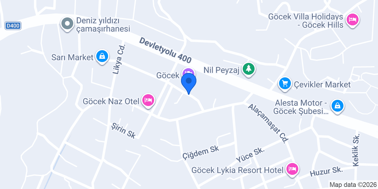 Gocek Arion Hotel konumu