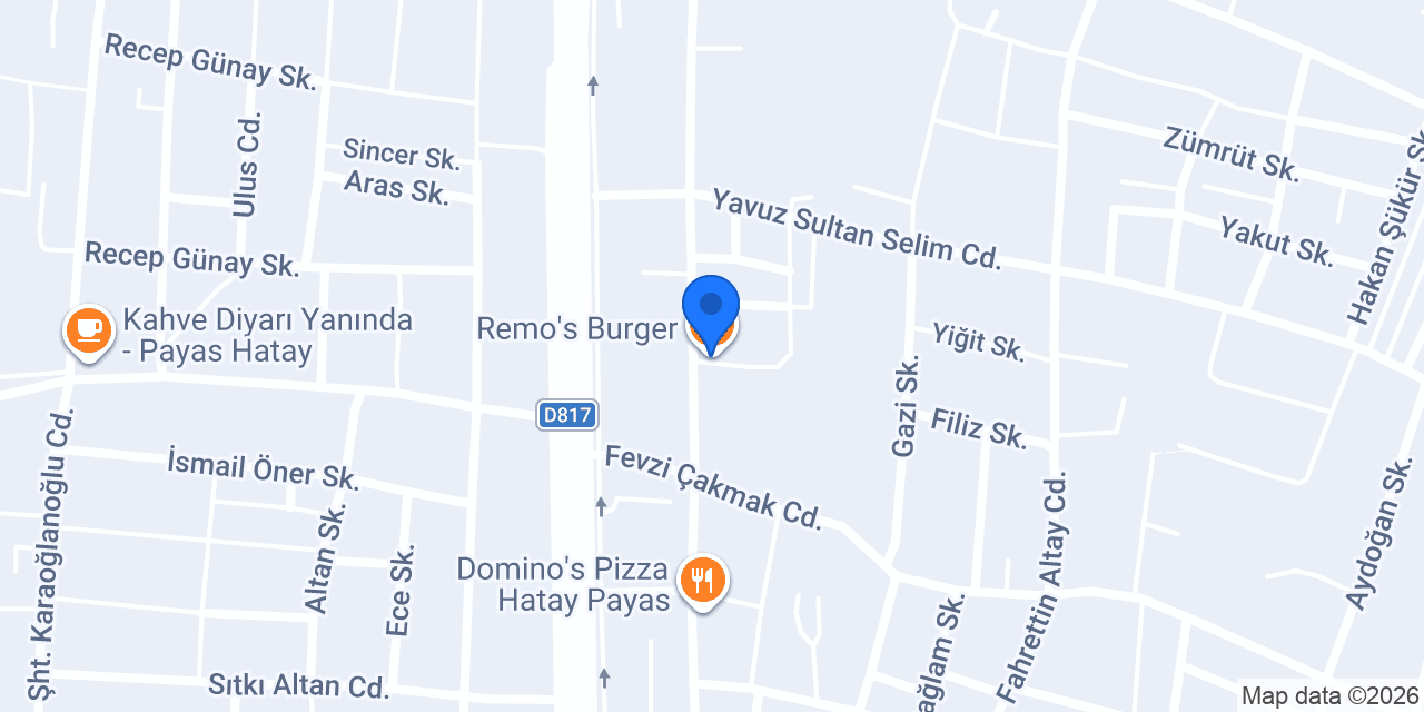 Remo's Burger konumu