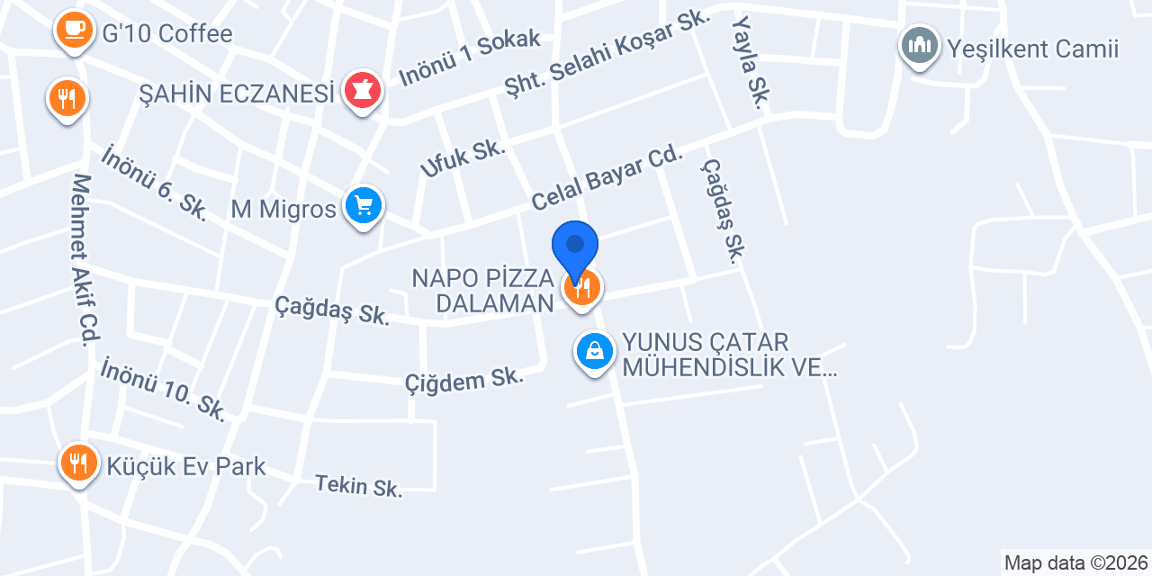 EGE İNŞAAT konumu