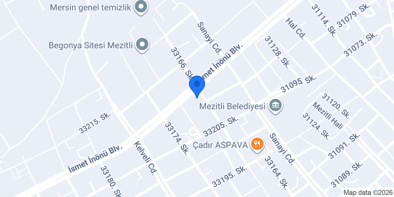 Platin Dental Mersin konumu