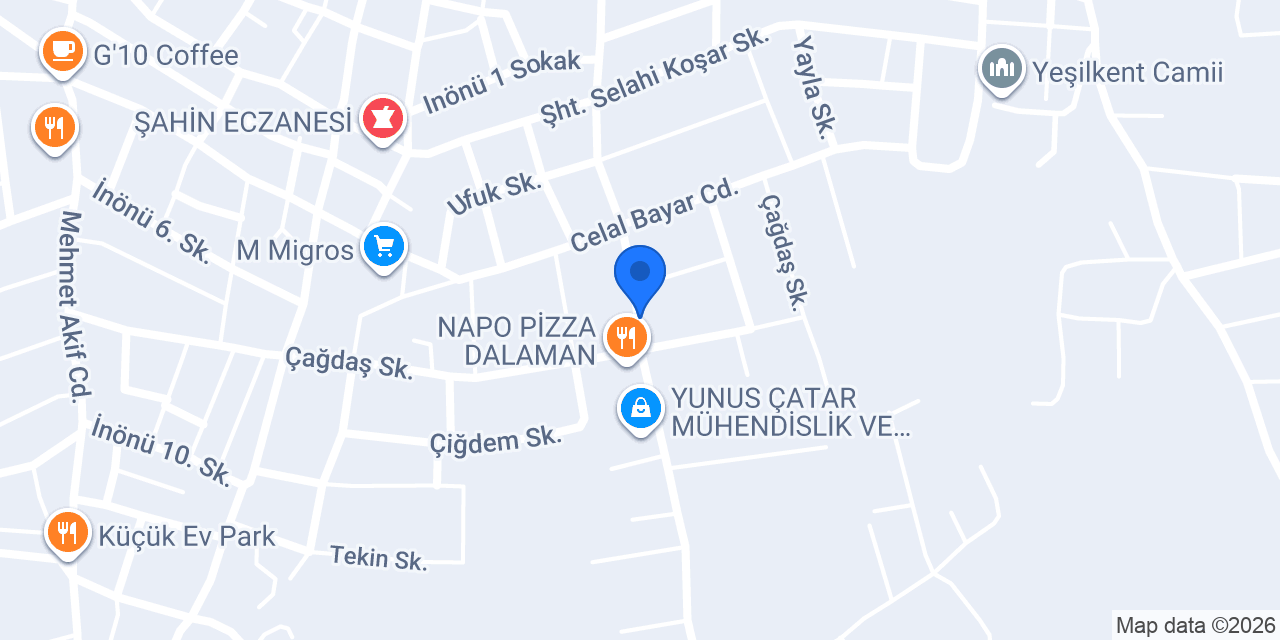 Yeşim Kuaför konumu
