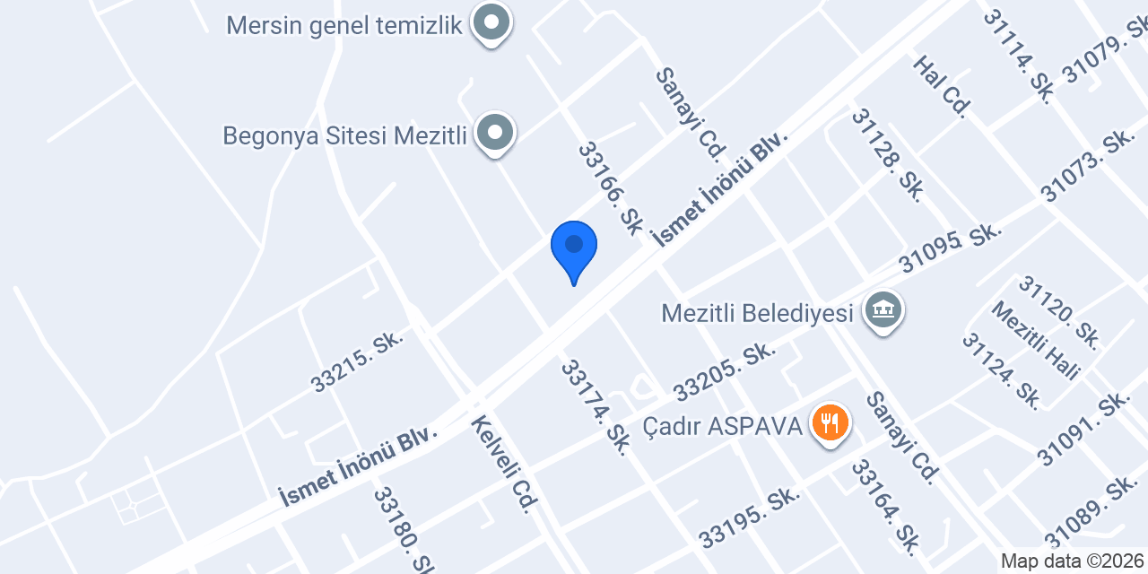 Little Caesars Mezitli Şubesi konumu