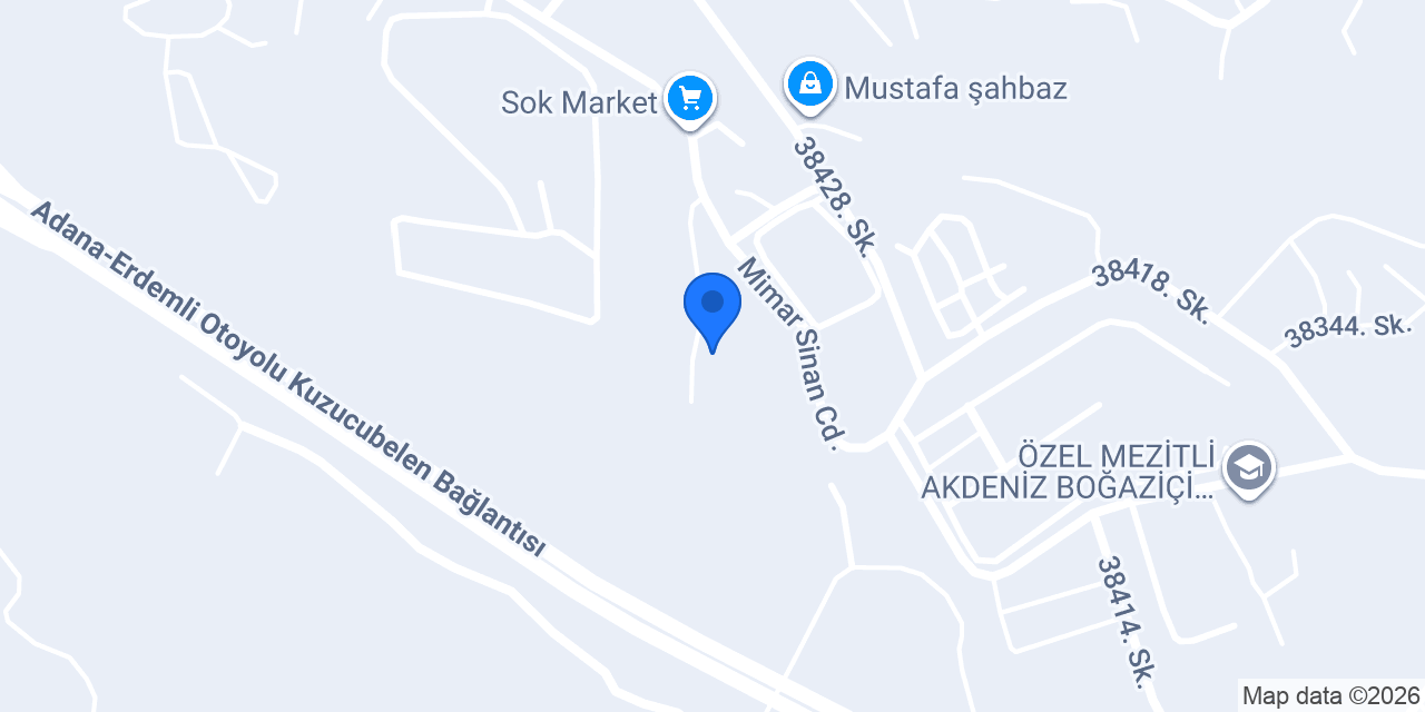 Akdeniz Boğaziçi Koleji konumu