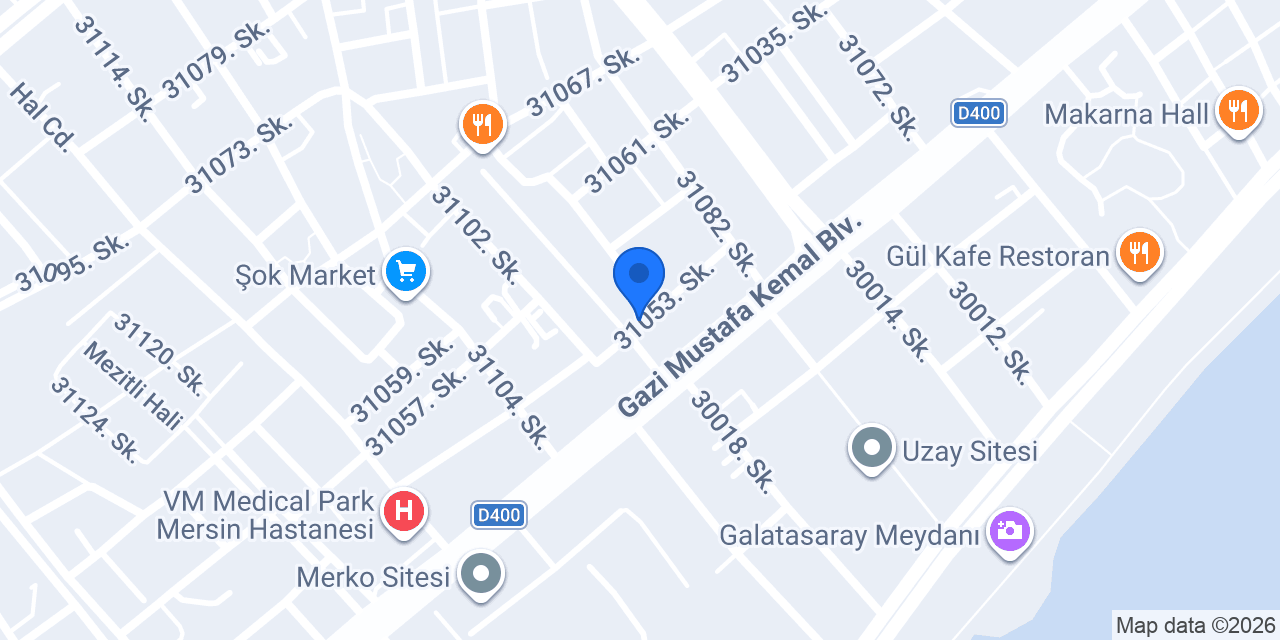 TAXİ MERS konumu