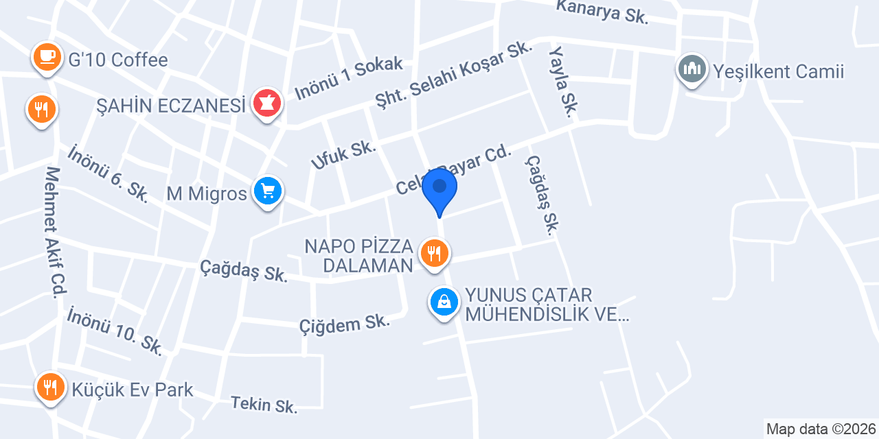 CEMAY Terzi konumu