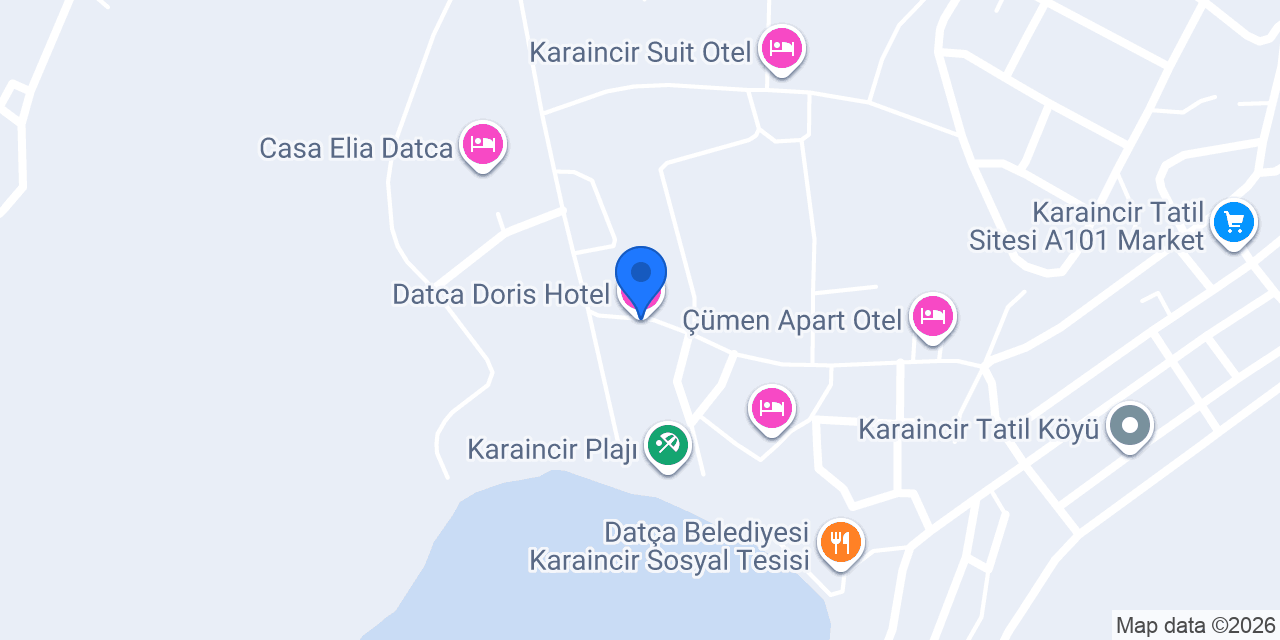 Datca Doris Hotel konumu