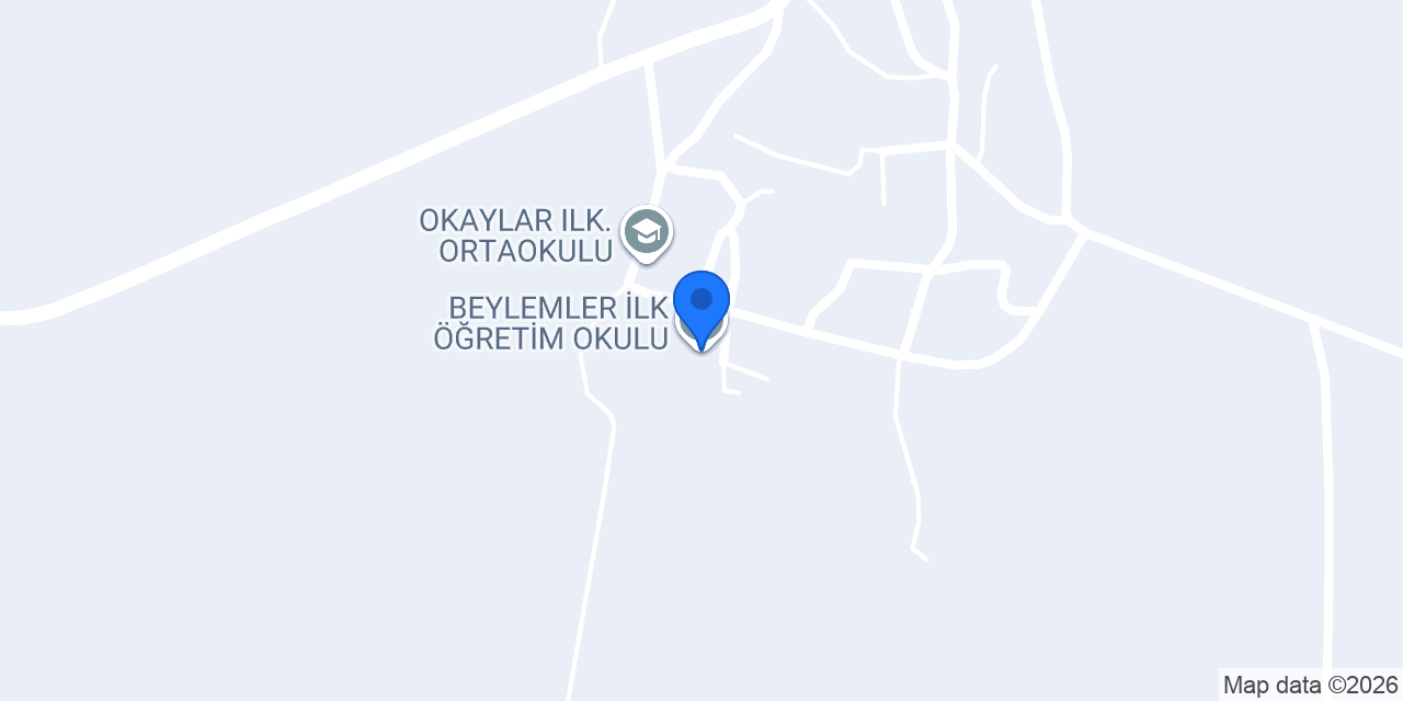 BEYLEMLER İLK ÖĞRETİM OKULU konumu