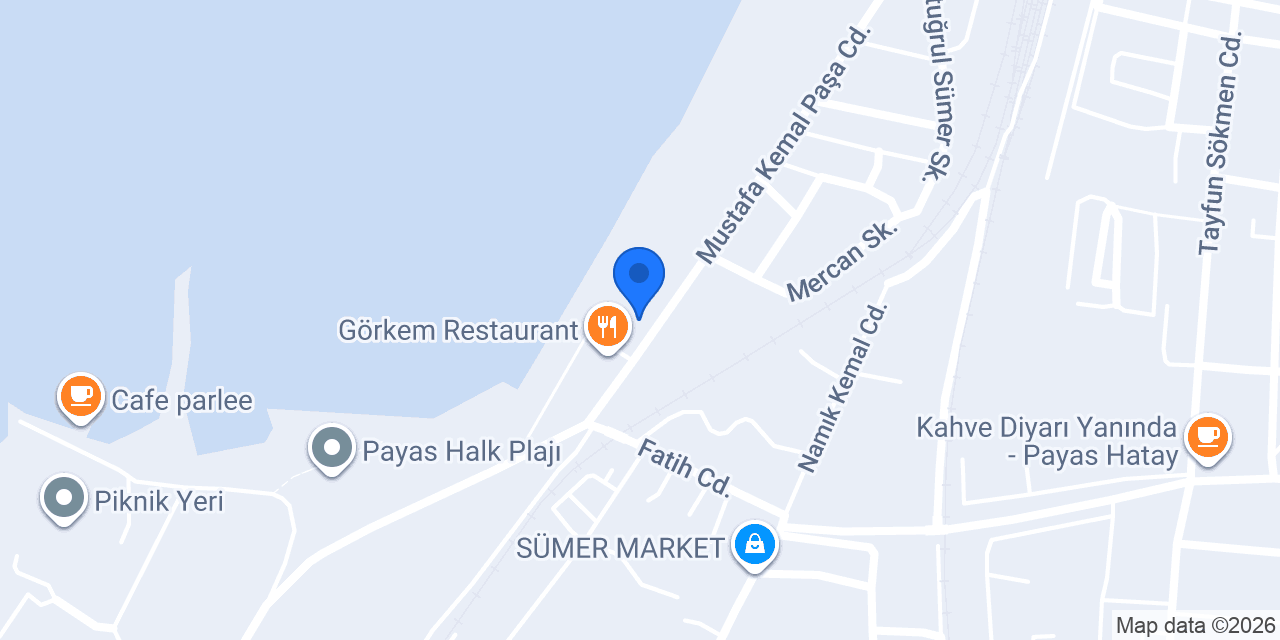 PAYAS GÜNBATIMI konumu