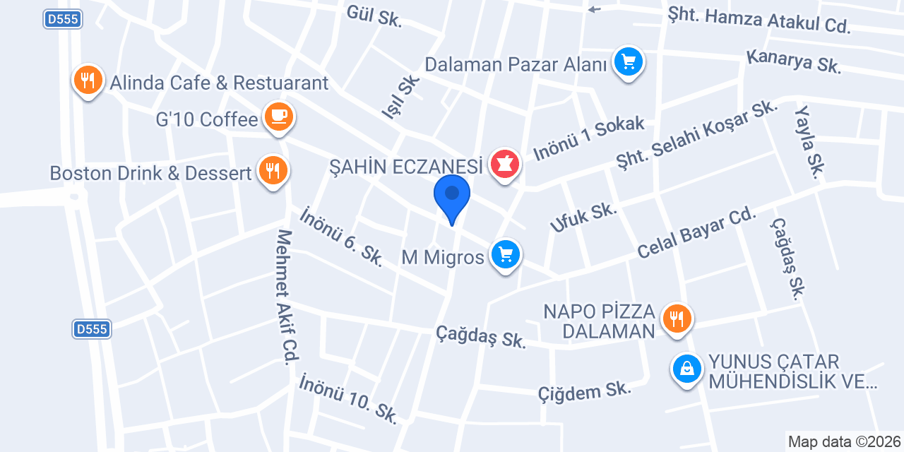 Madımak Özel Dikim Gömlek/Terzi konumu