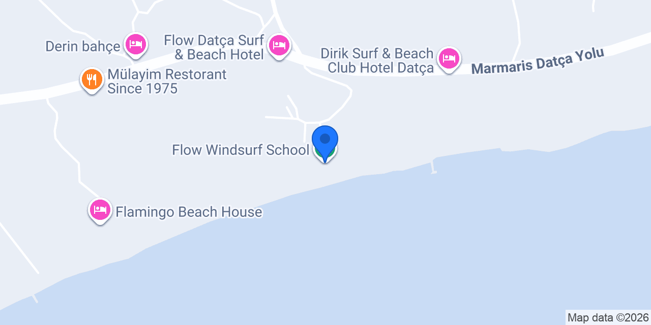 Flow Windsurf School konumu