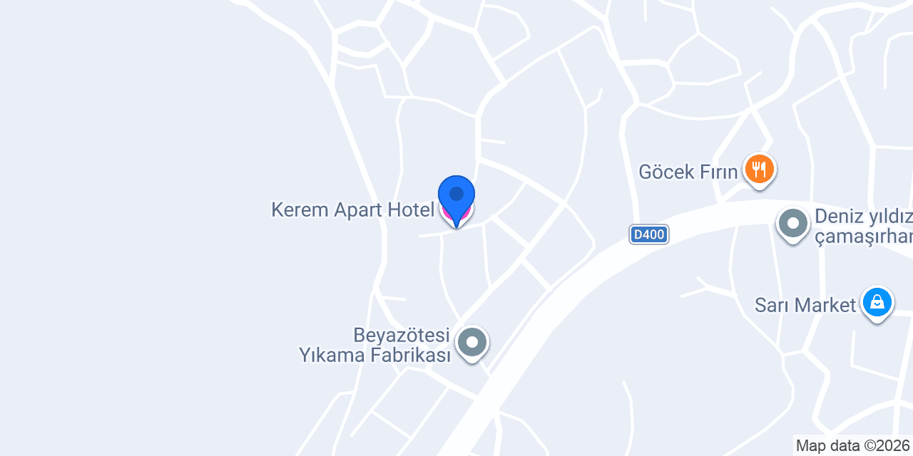 Kerem Apart Hotel konumu