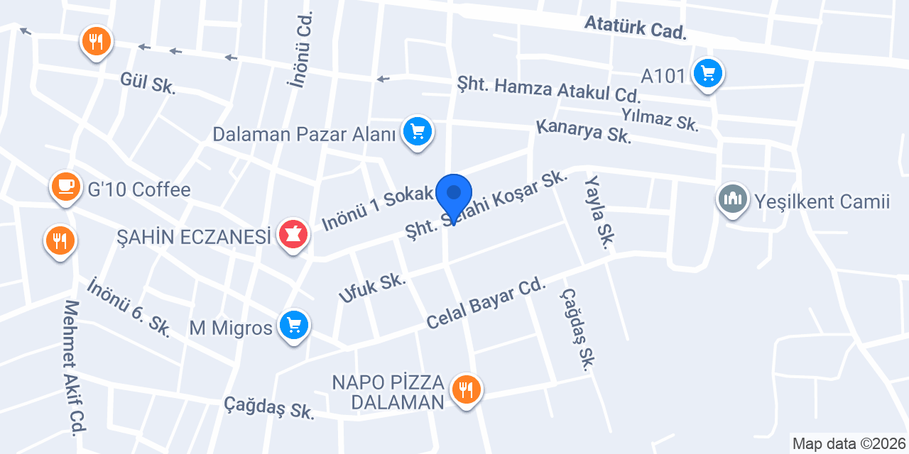 Orya Veteriner Kliniği konumu