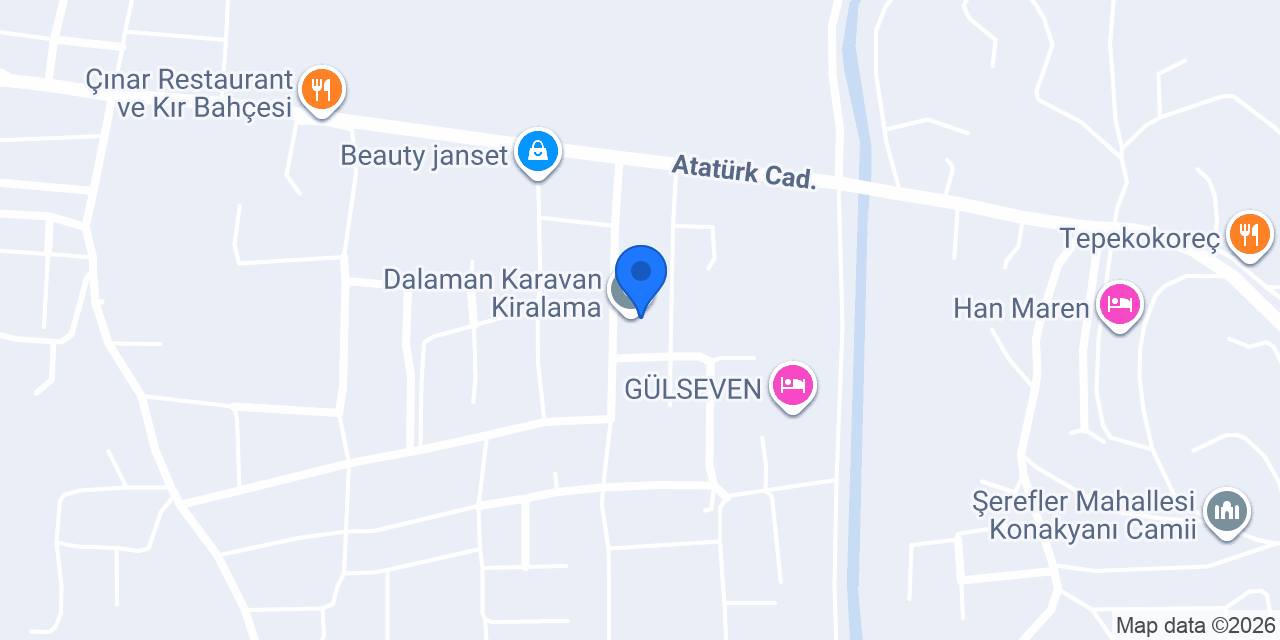 Dalaman Karavan Kiralama konumu
