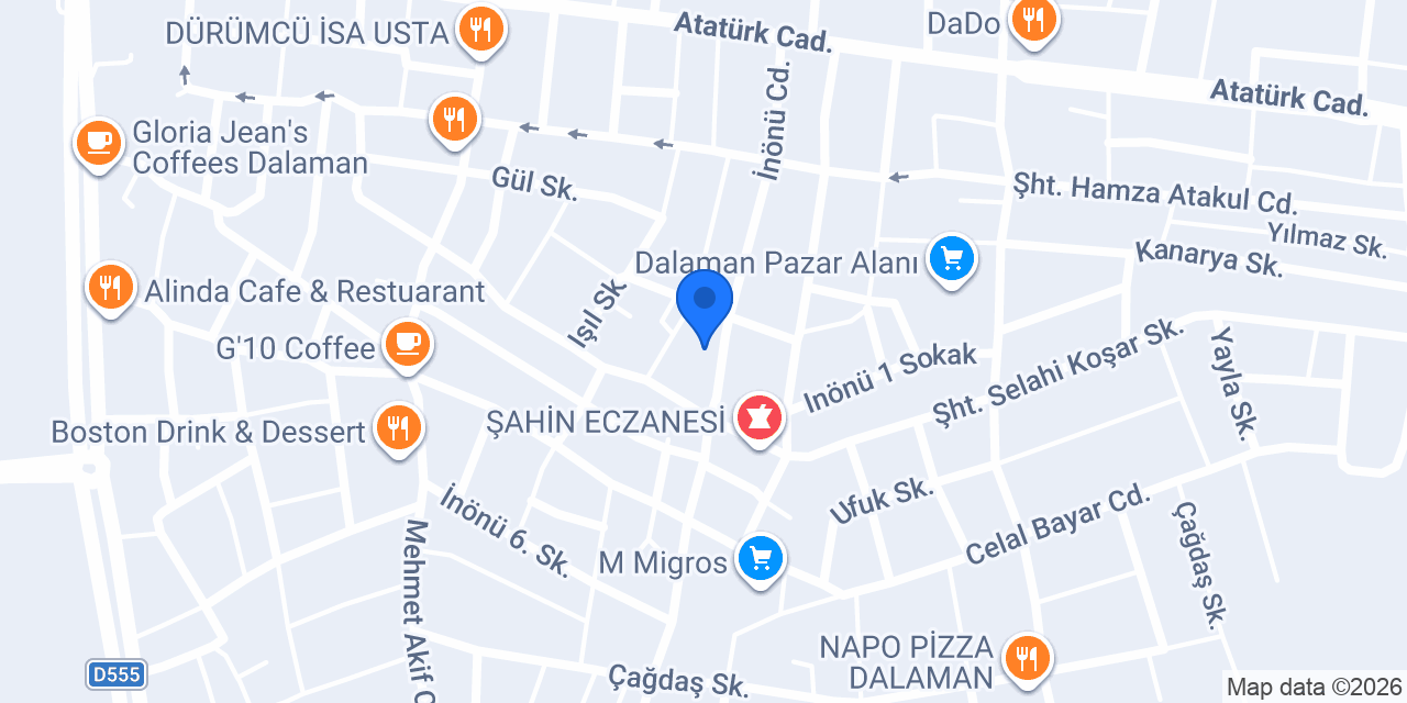 Diyetisyen Seçil Gök konumu