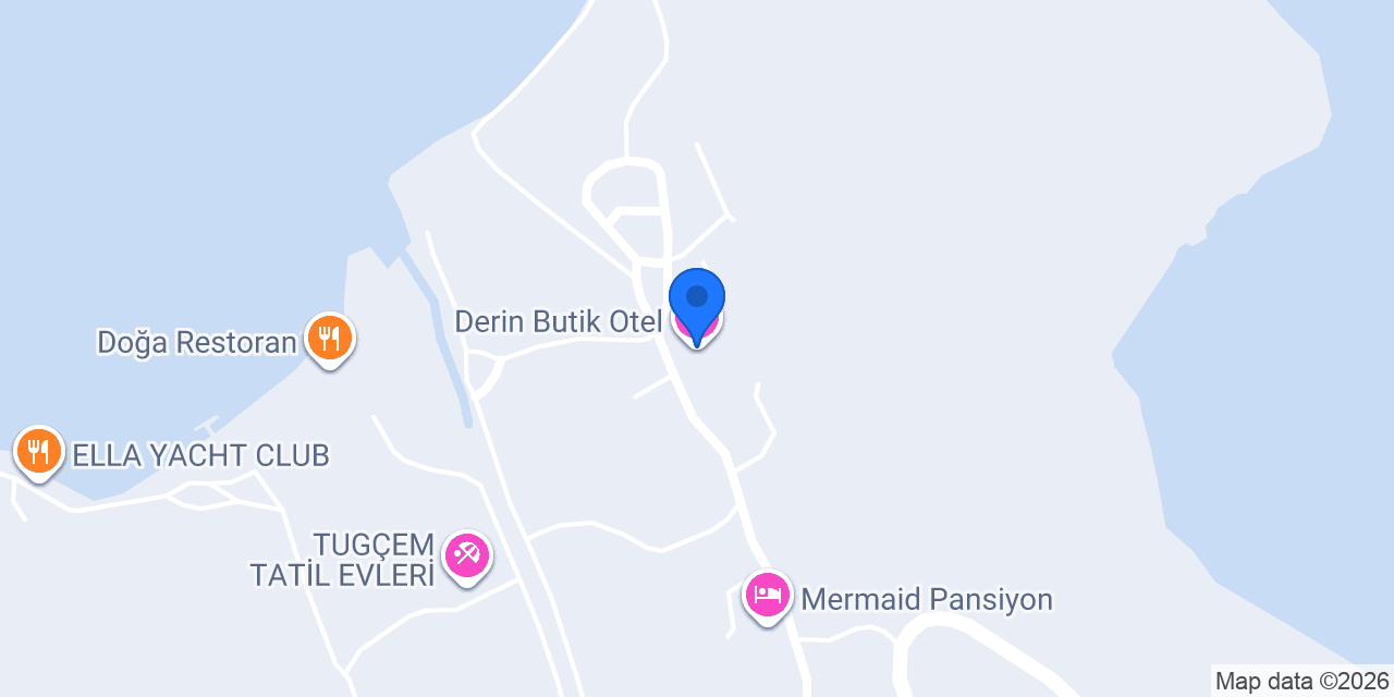 Derin Butik Otel konumu