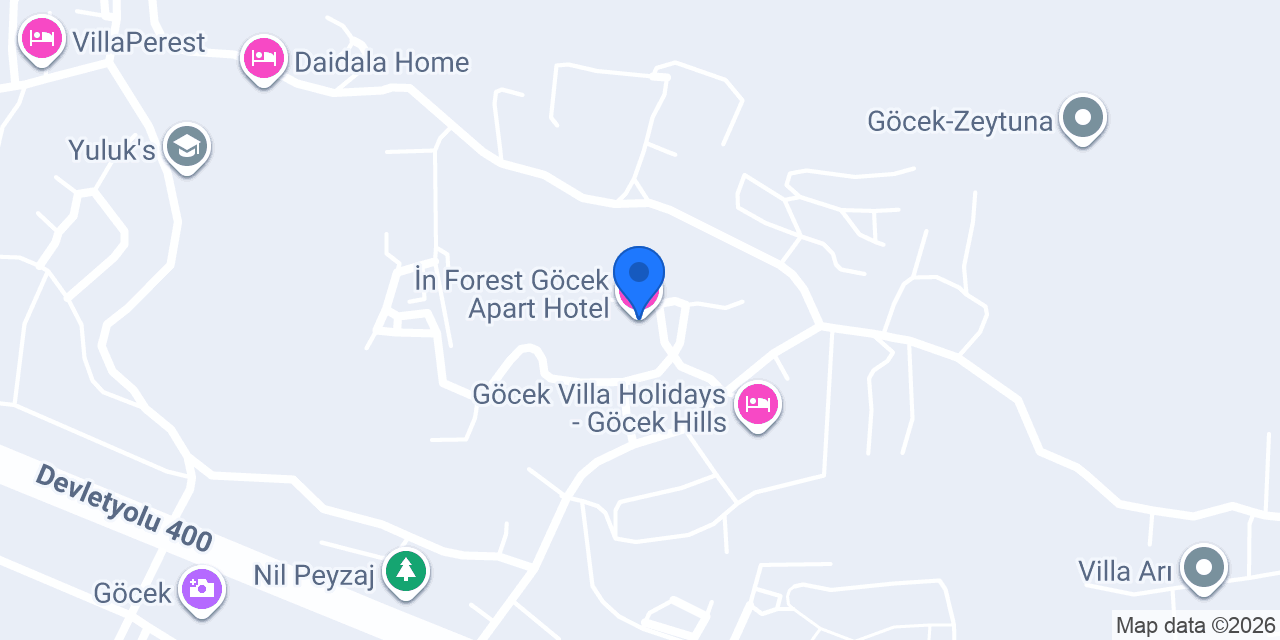 İn Forest Göcek Apart Hotel konumu