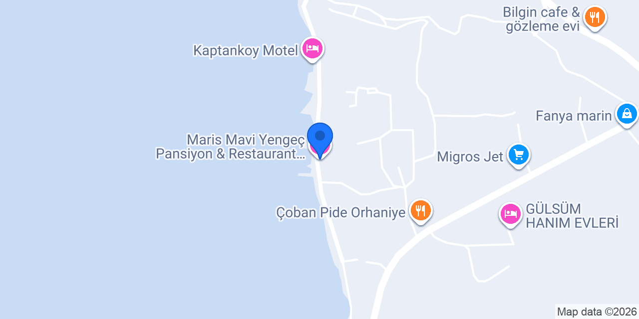Maris Mavi Yengeç Pansiyon & Restaurant Marmaris konumu
