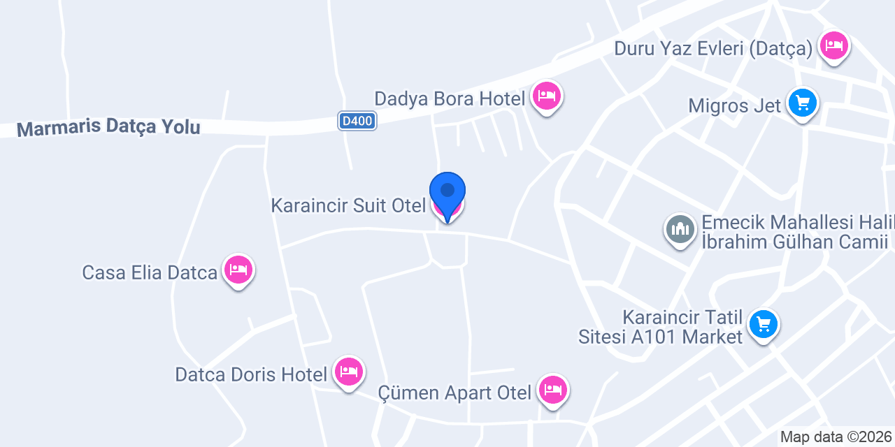 Karaincir Suit Otel konumu