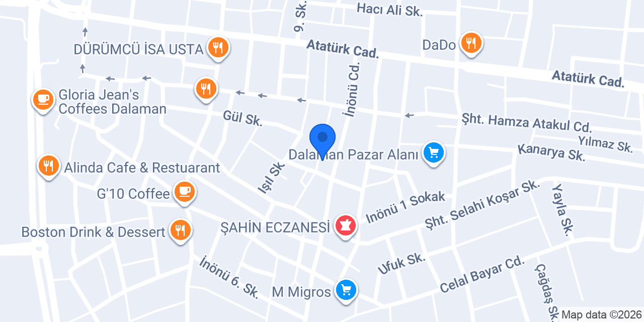 Dalaman Web Tasarım konumu