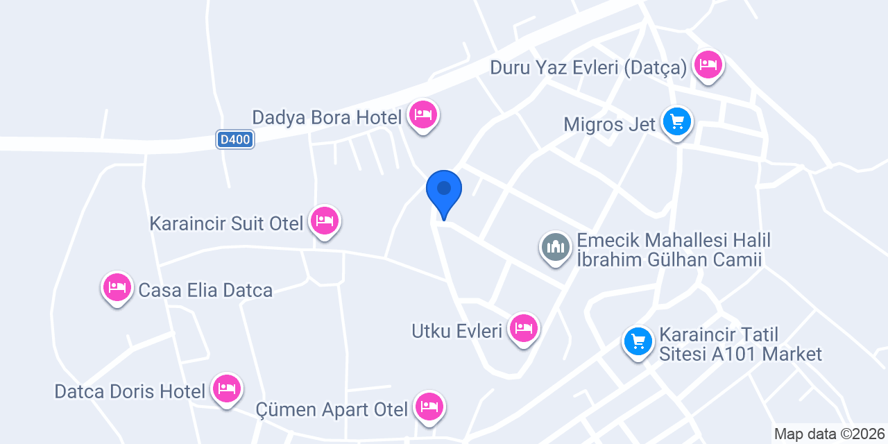 Karakaş Apart Pansiyon konumu