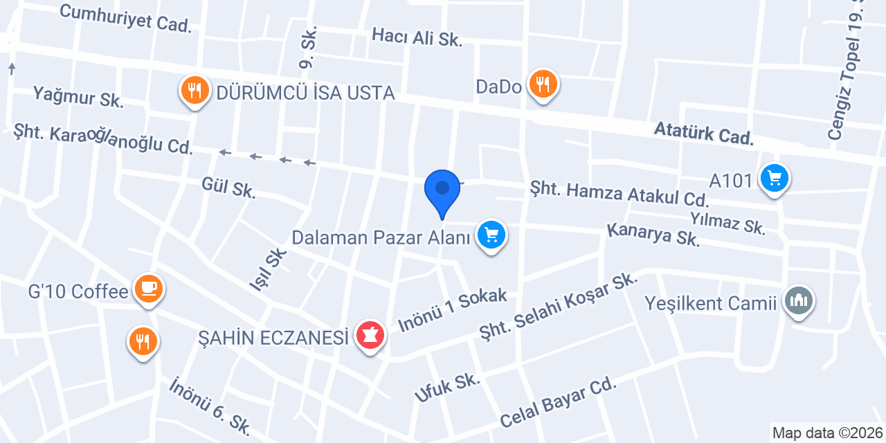 Sepetzen konumu