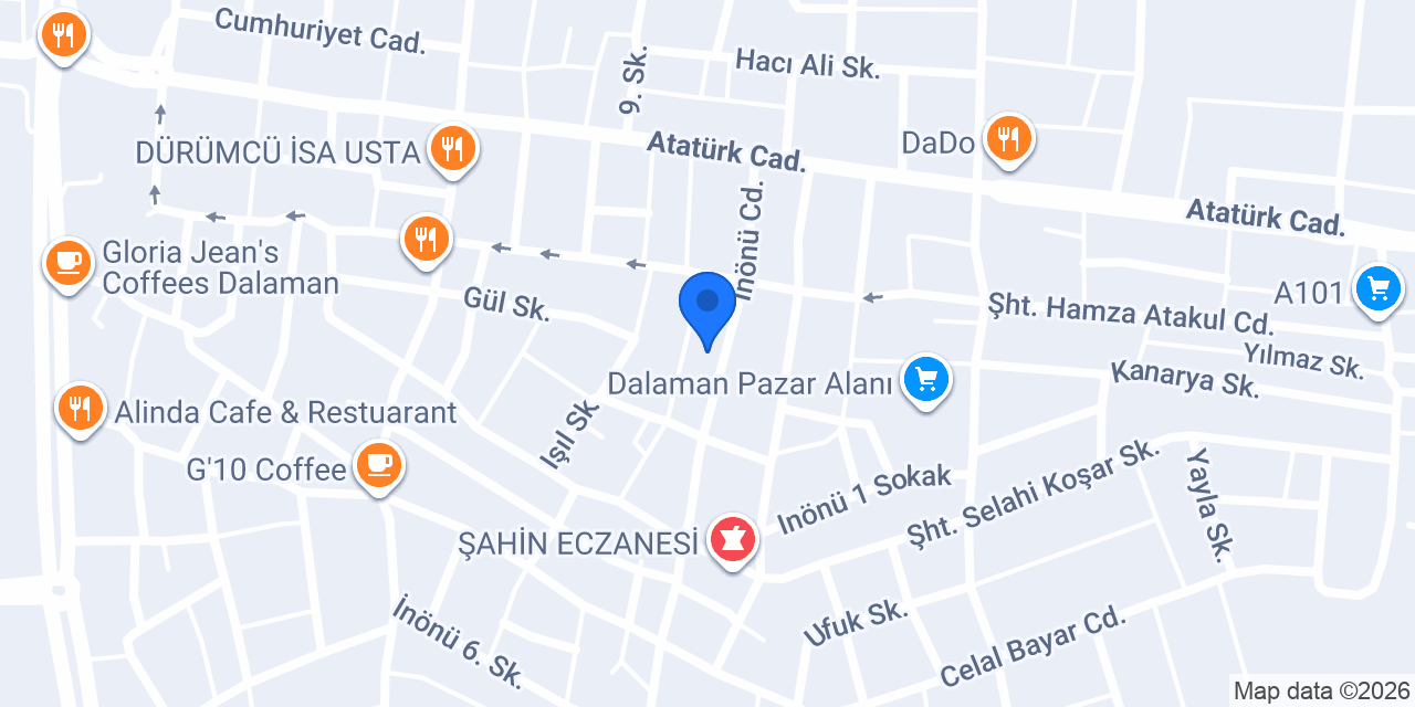 Ennalbur Dalaman konumu