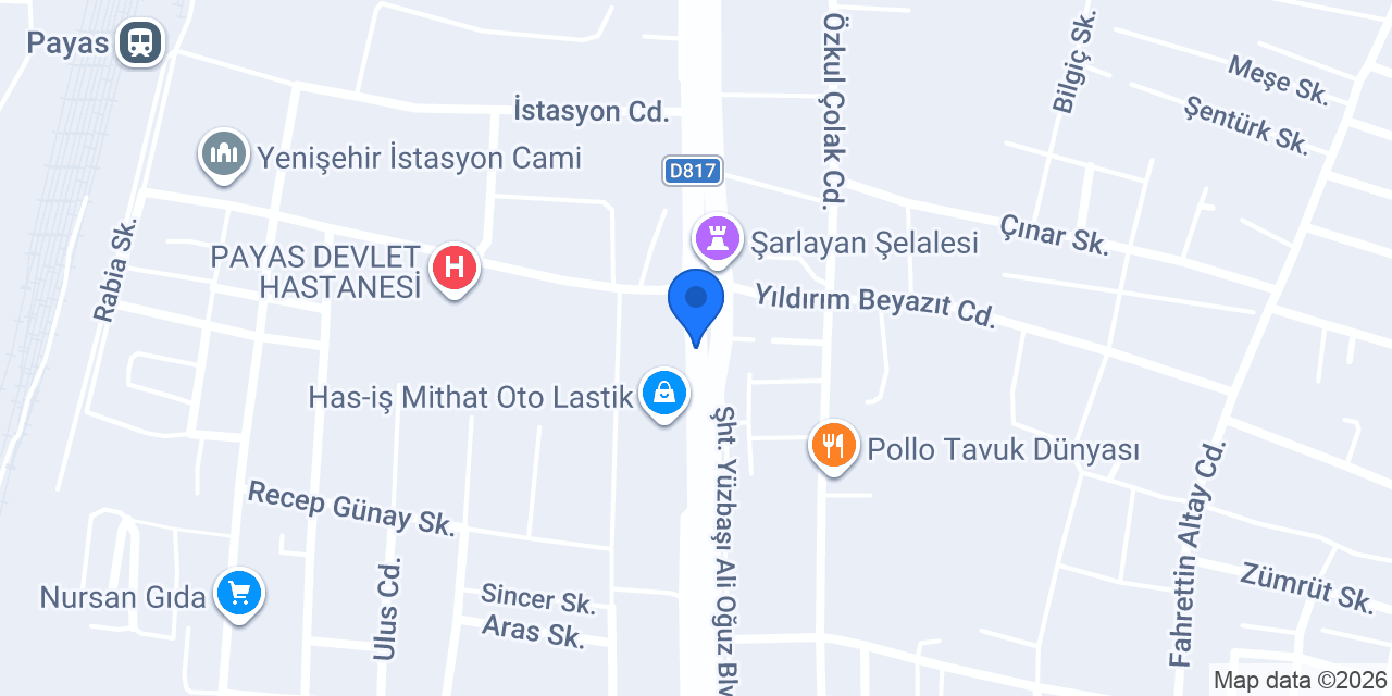 Öz Metal konumu