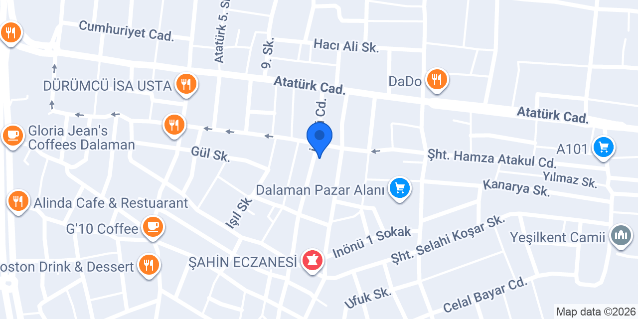 Türkmen Pide Lahmacun Salonu konumu