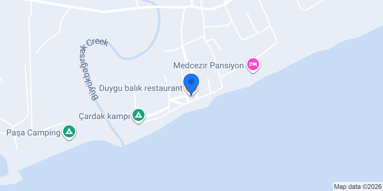 Duygu balık restaurant konumu