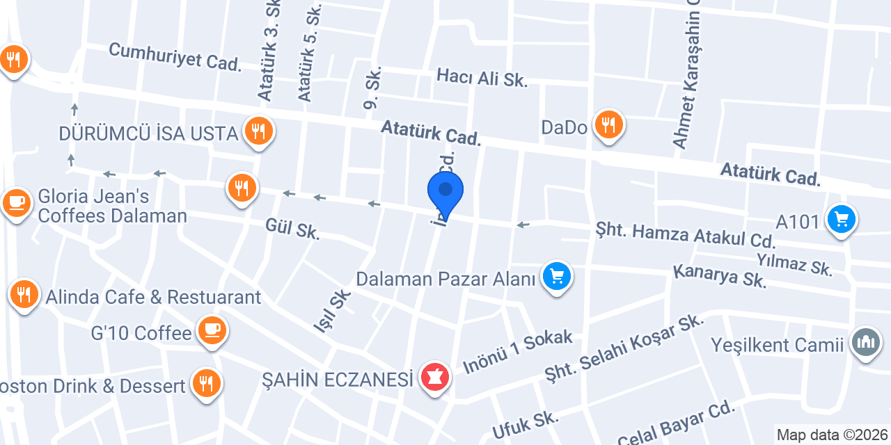 Yeşil Karadeniz Unlu Mamüller konumu