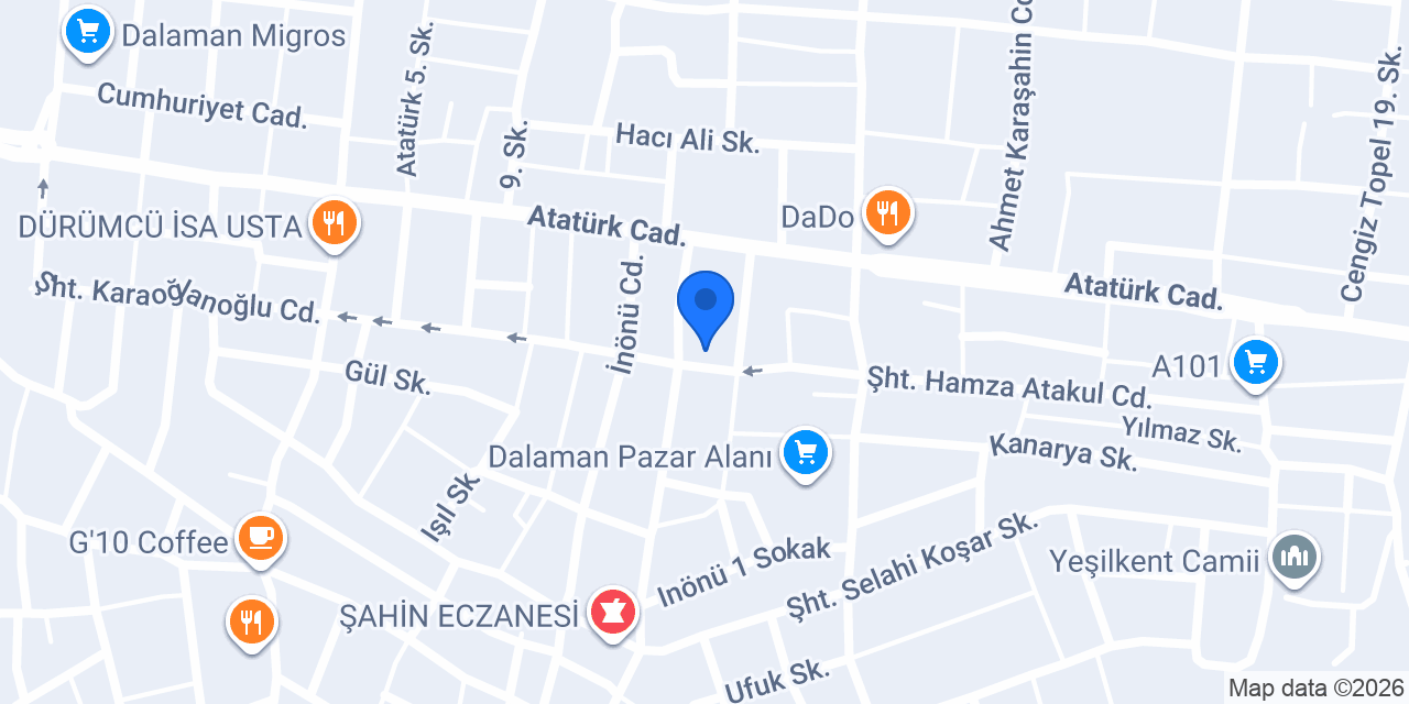 Yezen Pide Ve Lahmacun Salonu konumu