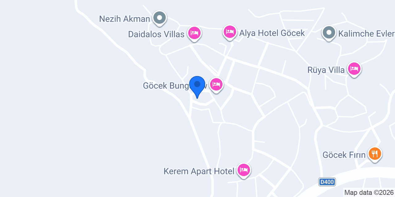 Ay Hotel (Göcek) konumu