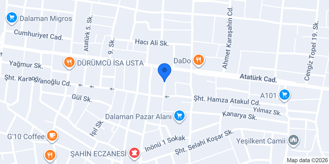 DH-K PERDE KORNİŞ SİSTEMLERİ konumu