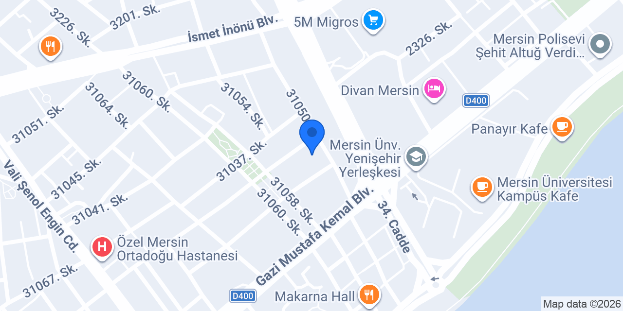 çiçek döner mersin konumu