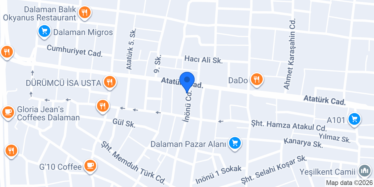 Akdeniz Dondurma & Tatlı (Lokmacı Yılmaz Usta) konumu