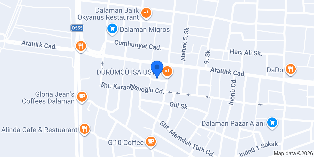 OdeSsa Erkek Kuaförü konumu