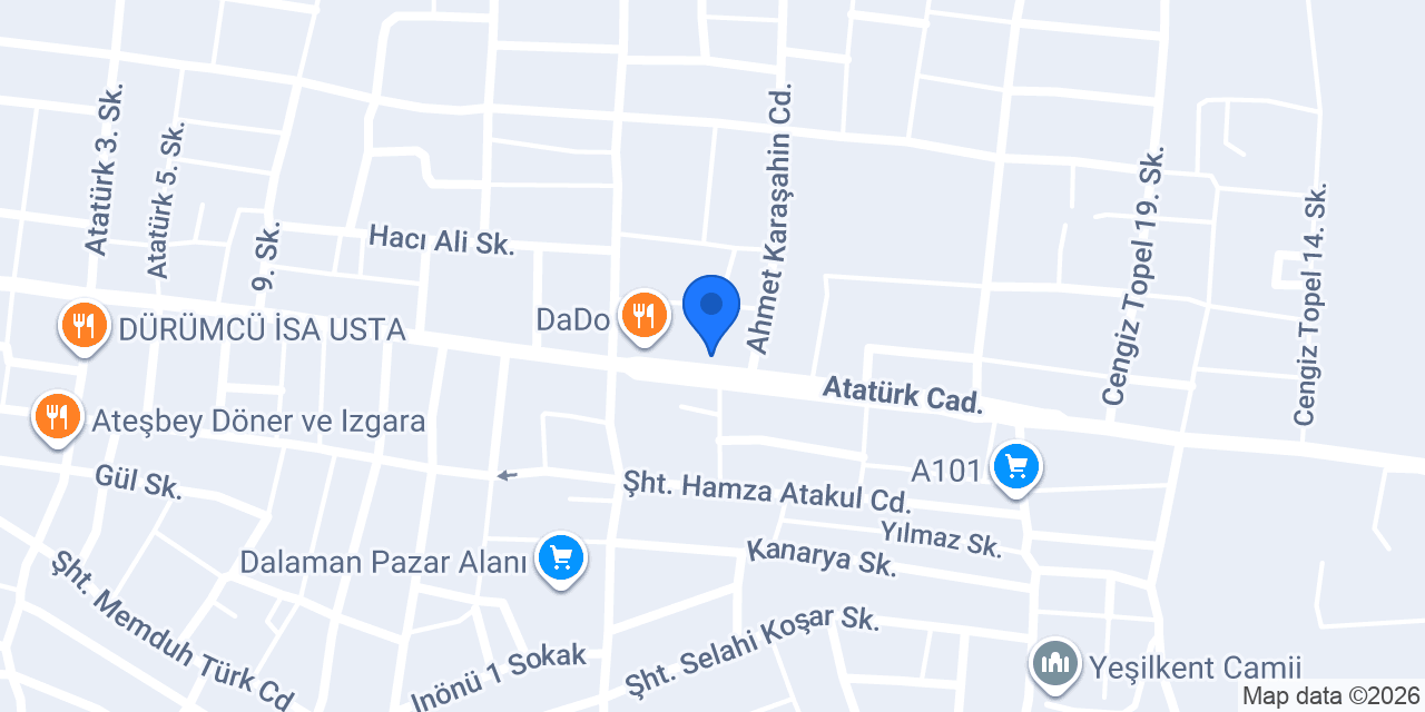 Karnaval butik konumu