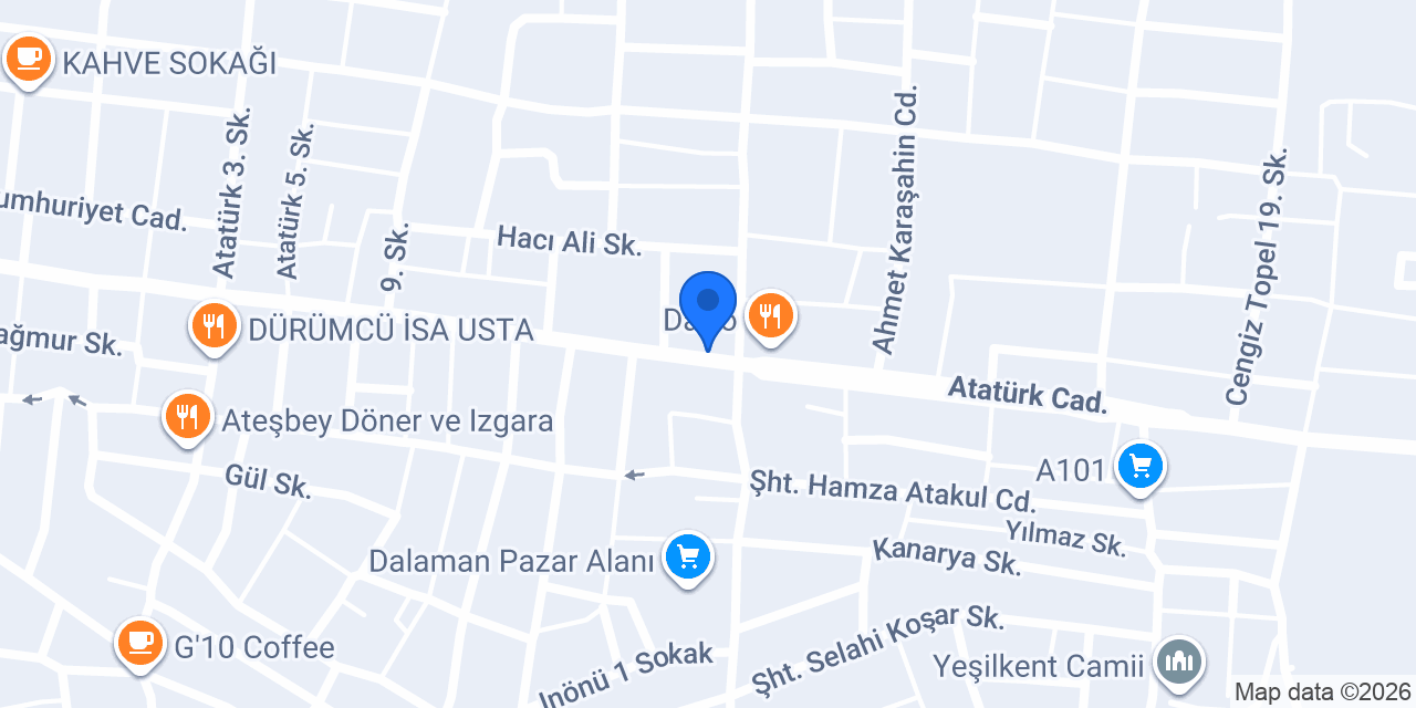 Çetinin Yeri konumu